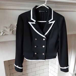 Nautical Jacket White Trim  NY & Co